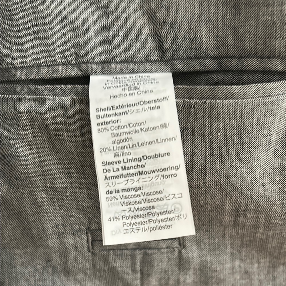 Men's Gray Blazer - Picture 4 of 5